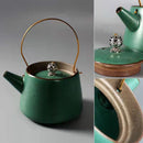 Retro Lifting Beam Teapot Tea Ware Set - view 9