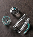 Unique Engraved Design Greenstone Wine Cup - view 6