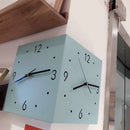 Personality Home and Decoration Steel Cutout Corner silent Wall Decor Modern Style Stylish Clock , ibuyxi.com