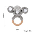 Crochet Animals Baby Rattle