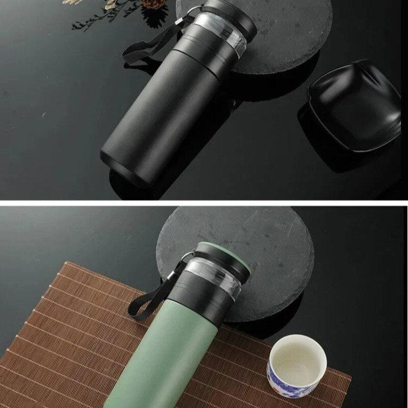 Travel Tea Tumbler with Infuser and Sleeve - view 4