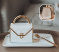 Creative and Gold Handbag Mug Set with Tray Design - view 5