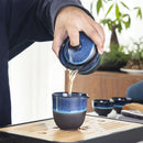 Ceramic Glaze and Unique Travel Teapot Set - view 6