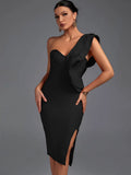 Bandage One-Shoulder Dress - photo 2