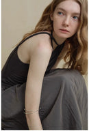 Boho Two Tone Asymmetrical Maxi Dress