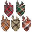 Classic Plaid Large Dog Bandanas