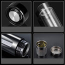 Double Glass Water Bottle Portable Insulation - view 10