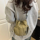Nylon Drawstring Bucket Bag