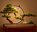 Zen Style Cliff Welcome Pine Bonsai Home Decor, ibuyxi.com