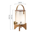 Large Capacity Glass Cold Water Pitcher with Tap - view 6