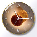 Fashion Ultra Thin Black Frame Silent Wall Clock - view 2