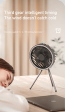 10000mAh Portable Wireless Electric Fan with Tripod Lamp, iBuyXi.com