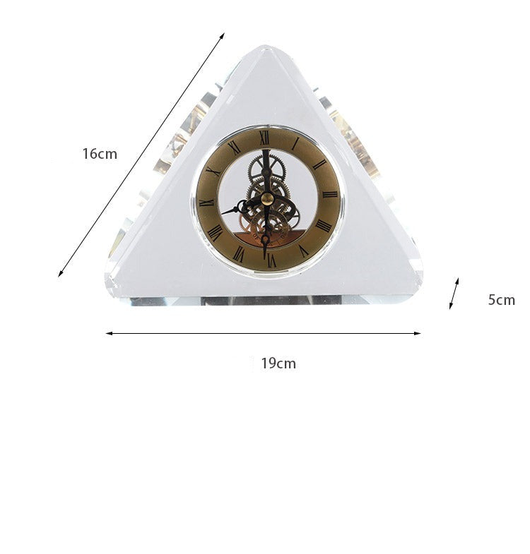 Nordic Luxury Crystal Gear Clock For Decoration, ibuyxi.com