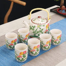 Handmade and Porcelain Ceramic Tea Pot Set, ibuyxi.com