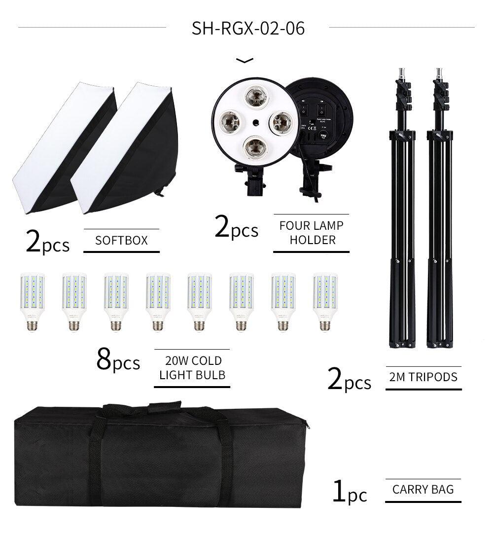 SH Studio Essential Softbox Lighting Kit - view 3