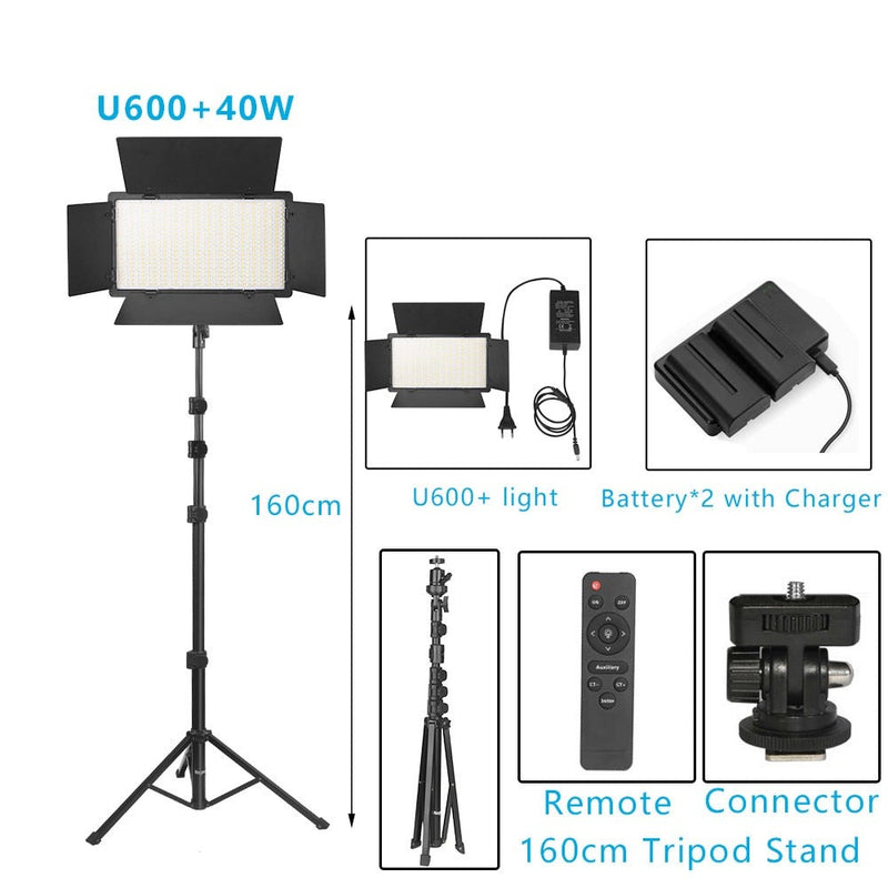 Nagnaz U800+ LED Studio Light with Adjustable Temperature, ibuyxi.com