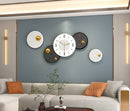Minimalist Wall Hanging Clock with Luxury Lights - view 2