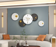 Minimalist Wall Hanging Clock with Luxury Lights - view 2