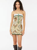 Floral Off Shoulder Printed Stylish Dress - view 7