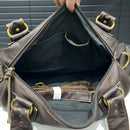 Vintage Washed Large Capacity Crossbody Bag