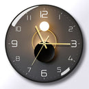 Fashion Ultra Thin Black Frame Silent Wall Clock, iBuyXi.com