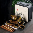 Portable Travel Tea Set Teapot, Cup and Tea Bag, ibuyxi.com