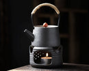 Ceramic Teapot and Candle Heating Furnace - view 2