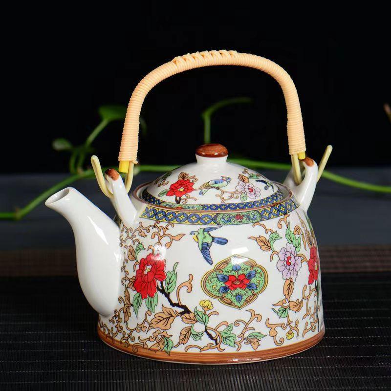 Luxurious Blue and White Porcelain Tea Pot, ibuyxi.com