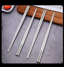 304 Stainless Steel Reusable Chopstick Style, ibuyxi.com