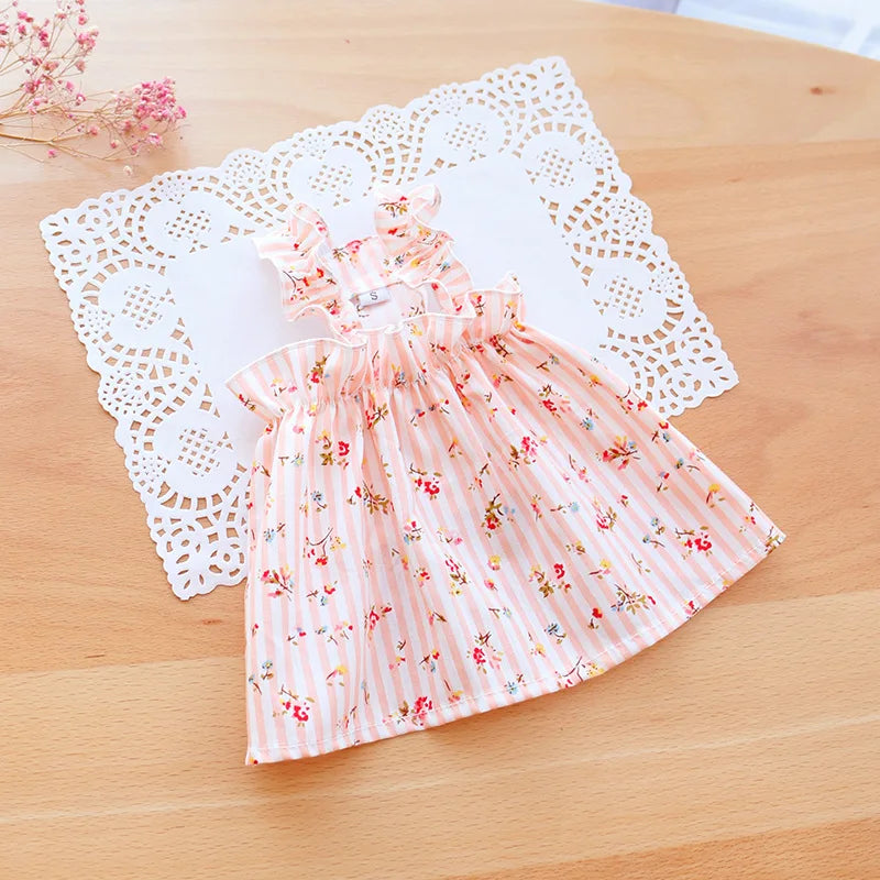 Summer Flower Print Pet Dresses