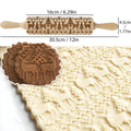Wooden Embossed Rolling Pin