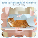 Pastel Flower Cushion Multi-Level Cat Tower
