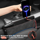 Suede Seat Side Storage Pocket For Car Seat Gap Filler Organizer Box Pu Leather Car Crevice Stowing Tidy Interior Parts, ibuyxi.com