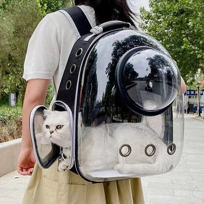 Space Capsule Pet Carrier Transparent Backpack