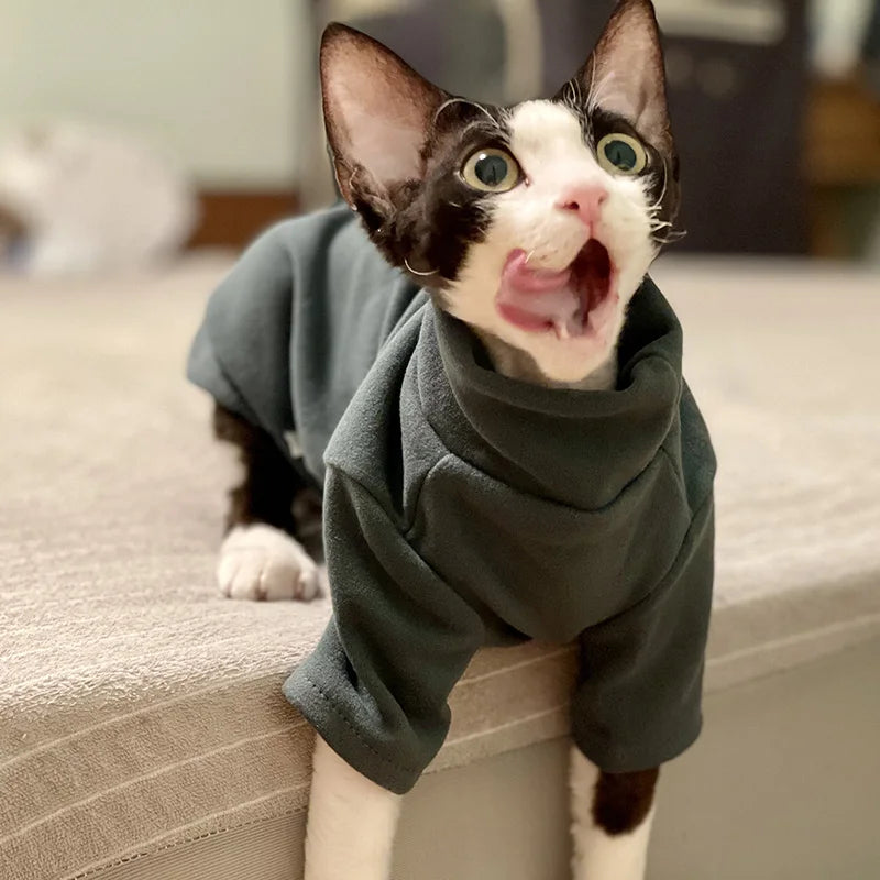 Classic Cotton Turtleneck Pet Clothes