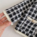 Tweed Plaid Two Piece Set Baby Clothes