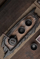 Retro Ceramic Tea Tray with Wood Effect, iBuyXi.com