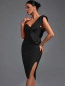 Bandage One-Shoulder Dress - photo 6