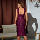 Elegant Off Shoulder Bandage Mini Bodycon Dress, iBuyxi.com