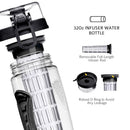 1000ml Fruit Infuser Bottle BPA-Free and Sporty Design, iBuyXi.com
