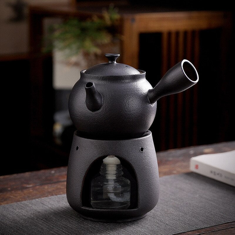 Retro Ceramic Tea Pot Clay Mug Set - view 6