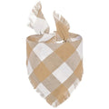 Classic Plaid Large Dog Bandanas