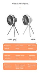 USB Ceiling Fan With Light & Great Cooling, ibuyxi.com