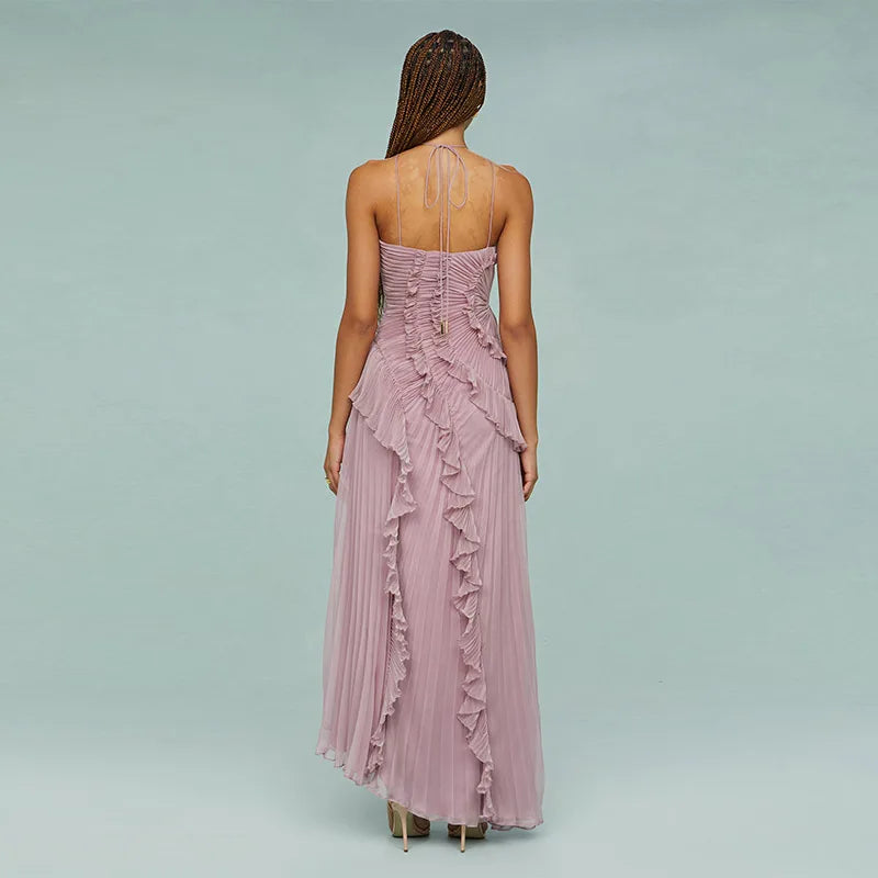 Lotus Edge Maxi Dress