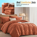 Kinsington Chevron Bed Comforter 7 Piece Set, iBuyXi.com