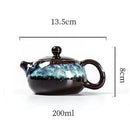 Exquisite and Gold Shining Ceramic Tea Pot - view 2