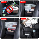 Car Seat Middle Hanger Storage Bag Luxury Auto Handbag Leather  Holder Between Seats Tissue Water Cup Pockets Stowing Tidying, ibuyxi.com