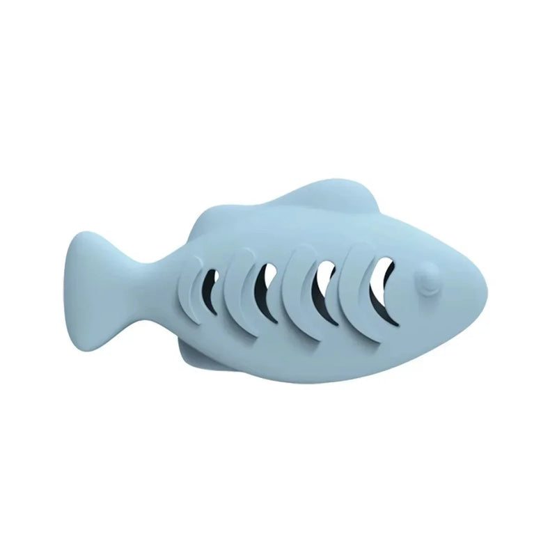 Silicone Fish Cat Treat Dispenser