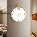 Modern Nordic Creative Wall Clock With Hanging Watch - view 6