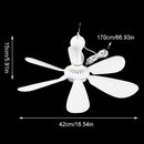 USB Silent Canopy Design Ceiling Fan - view 2